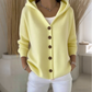 ⏳Limited-time 50% off⏰Women's Hooded Button-Up Knit Cardigan🧥🌈