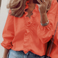 New Long Sleeve Ruffle Blouse