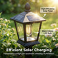 💗LAST DAY SALE 50% OFF⚡ Outdoor Solar Garden Light with Planter Base – Vintage Warm Glow, All-Weather Iron Design & Dual Function 🌸🌙