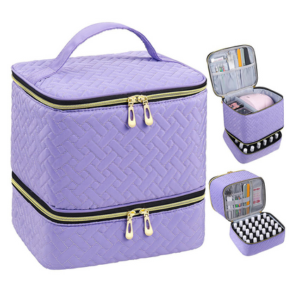 🔥50％ OFF🔥Double-Layer Large Capacity Makeup Bag