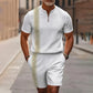🔥60% OFF🔥Men's Quarter-Zip Shirt & Shorts Set