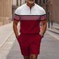 🔥60% OFF🔥Men's Quarter-Zip Shirt & Shorts Set