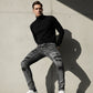 Men's Slim Fit Distressed Jeans