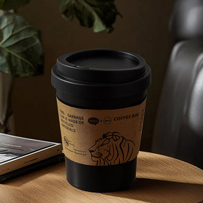 Creative Coffee Cup Style Desktop Trash Can