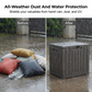 Waterproof Outdoor Storage Box with Lockable Lid