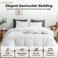 🛏️ 50% OFF NOW! ✨ Luxury Seersucker Textured Bedding 4-Piece Set – Cool, Stylish & Perfect for All Seasons 🛌