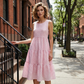 💖LAST DAY SALE 60% OFF💖Women’s Casual Sleeveless Plaid A-Line Dress