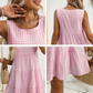 💖LAST DAY SALE 60% OFF💖Women’s Casual Sleeveless Plaid A-Line Dress
