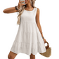 💖LAST DAY SALE 60% OFF💖Women’s Casual Sleeveless Plaid A-Line Dress