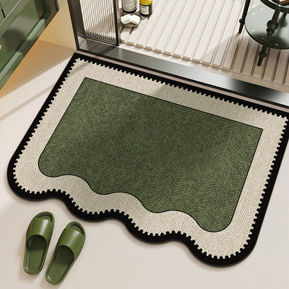 Non-slip mat for the doorway