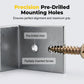 Heavy-Duty Z-Brackets for Wood Fencing