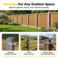 Heavy-Duty Z-Brackets for Wood Fencing