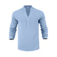 🔥2026 New Style🔥Men's Classic Henley Tee – Lightweight Casual Top for Spring Summer & Fall