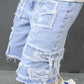 💐50% OFF ! Men’s Ripped Denim Shorts – Casual Versatile Look 🌞👕【Limited Offer】