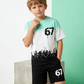Boys' 3D Print T-Shirt & Shorts Set