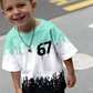 Boys' 3D Print T-Shirt & Shorts Set