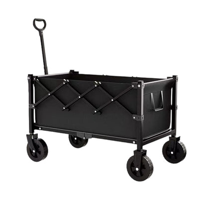 🚚🏕️50% OFF! Heavy-Duty Collapsible Wagon Cart – 130L Capacity, 80kg Load & All-Terrain Wheels