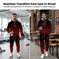 🔥Spring Hot sale ＆ 50% OFF🔥Men's Gradient Tracksuit Set - Hoodie and Sweatpants✈ FREE UK DELIVERY🚀