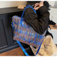 Women's Plaid PVC Tote Bag