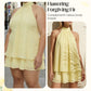 🥳2026 HOT SALE🥳💞50K+ SOLD!💕🌸 50% OFF! Women’s Halter Mini Dress – Relaxed forgiving fit, drapes beautifully. Striking backless style keeps you cool. Dress up or down with ease. Sizes S-2XL. 👗✅
