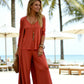 Women's 3-Piece Flowy Loungewear Set