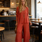 Women's 3-Piece Flowy Loungewear Set