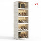🥾50% OFF !!!⏰Foldable Installation-Free Shoe Cabinet with Clear Doors