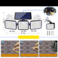 📢📢30% OFF !! ⏰3-Head Solar Security Light with Motion Sensor