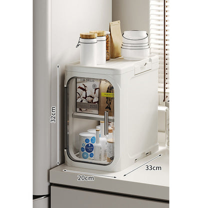 🔥 50% OFF! ✨Narrow Storage Cabinet with Wheels– 1–5 Layers, Wheels & Magnetic Door | Stackable Organizer for Kitchen, Bathroom & Bedroom 🗄️