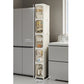 🔥 50% OFF! ✨Narrow Storage Cabinet with Wheels– 1–5 Layers, Wheels & Magnetic Door | Stackable Organizer for Kitchen, Bathroom & Bedroom 🗄️