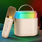 Portable Karaoke Machine with 2 Wireless Microphones