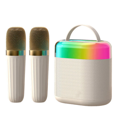 Portable Karaoke Machine with 2 Wireless Microphones
