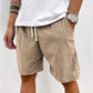🩳 50% OFF NOW! 🌿 Men's Casual Relaxed Fit Drawstring Shorts – Adjustable Waistband, Solid Color & Low-Maintenance ✨