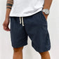 🩳 50% OFF NOW! 🌿 Men's Casual Relaxed Fit Drawstring Shorts – Adjustable Waistband, Solid Color & Low-Maintenance ✨