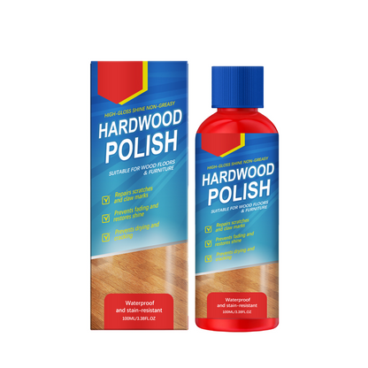 💐 Last Day Special Price £9.99 ! 🔥Buy 2 Get 1 Free🎁Gloss Wood Floor Polish – Instant Mirror Shine ✨🪵【Limited Offer】