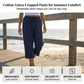 ✨Summer Hot Sale✨Women's Cotton-Linen Blend Cropped Pants