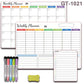 Magnetic Erasable Calendar Set