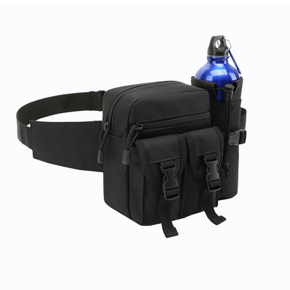 Tactical Waist Bag with Detachable Water Bottle Holder