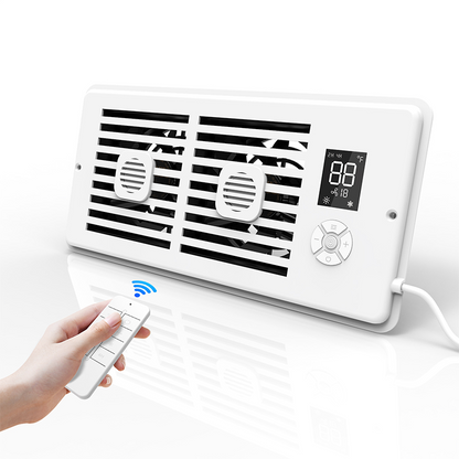 Quiet 10-Speed Register Booster Fan for 4" x 10" Vents