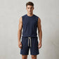 💪 LIMITED-TIME 50% OFF! 💥 Men's Casual Sportswear Tank Top & Shorts Set – Waffle Knit, Deep Pockets, Relaxed ✨