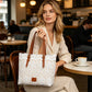 Elegant Lace Large Capacity Tote Bag