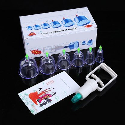 🧬 LIMITED-TIME 50% OFF! ✨ Vacuum Cupping Therapy Set – Thickened, Suction Pump, Transparent 🩺