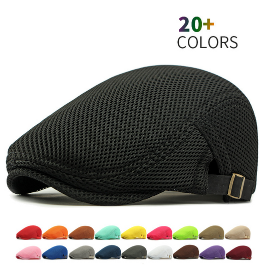📢📢50% OFF !! ⏰Breathable Flat Cap with Adjustable Strap