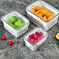 📢📢50% OFF !! ⏰🍇 3-Pack Berry Keeper for Fridge | Fruit Containers with Drain Tray | Keeps Produce Dry & Fresh Longer