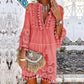 ⏳Limited-time 50% off⏰Women's Loose Cotton Linen Embroidered Dress🌸👗
