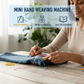 🧵 Portable weaving loom – manual control, wood & steel build