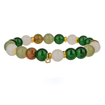 Women’s Delicate Natural Stone Bead Bracelet