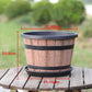 Round Resin Barrel Planter for Garden