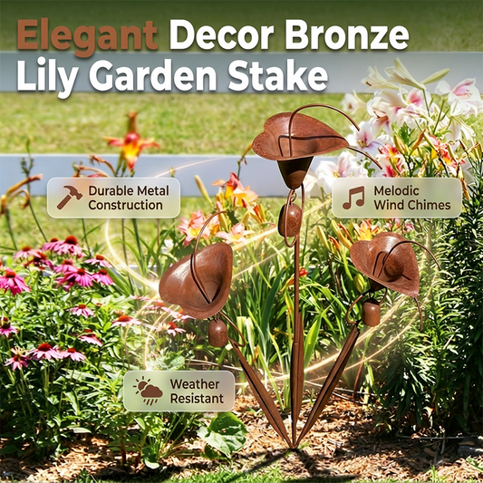 🚚 48H Dispatch⏰Calla Lily Garden Stake with Bell Chimes