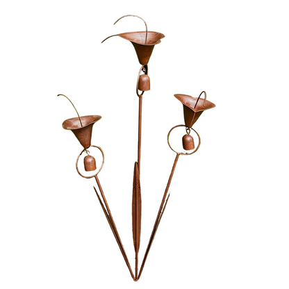 🚚 48H Dispatch⏰Calla Lily Garden Stake with Bell Chimes